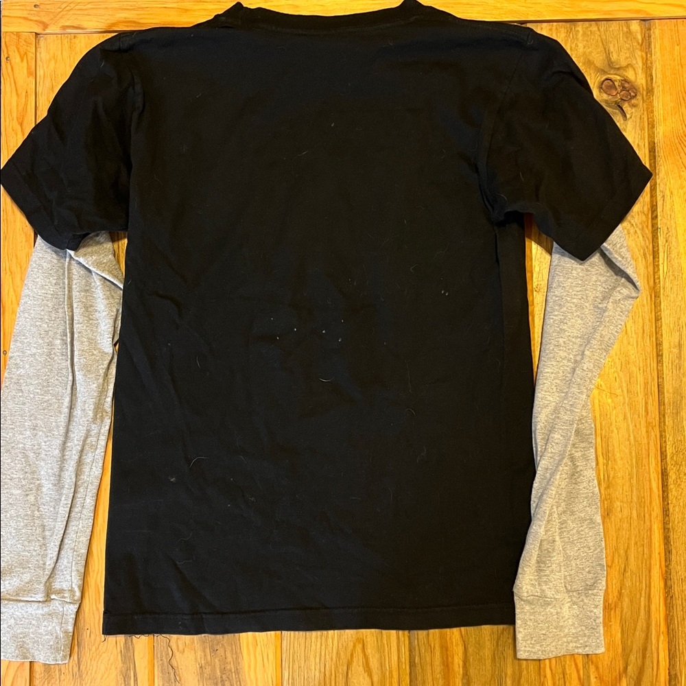 Rock Steady No Doubt Graphic Layered Tee - Black & Gray - Picture 3 of 5